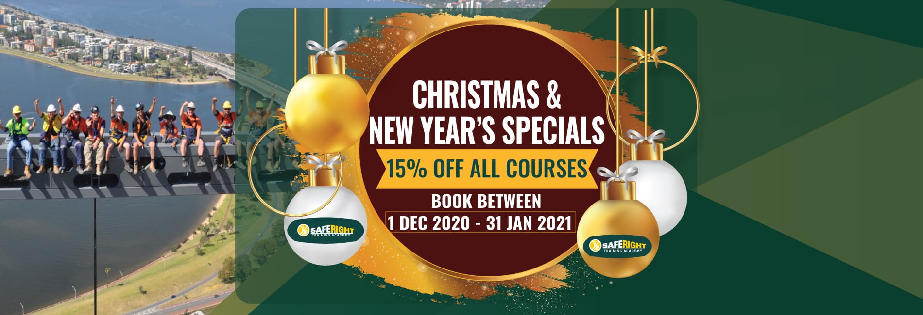 saferight 15% off promotional material