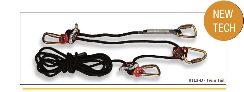 twin tail harness Restraint Technique Self Recovery Lanyard